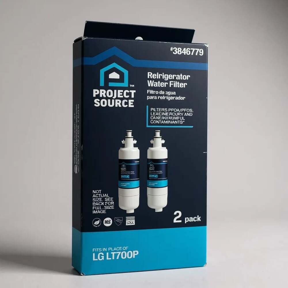 Project Source Twist-in Refrigerator Water Filter L-1 Fits LG LT500P 108523